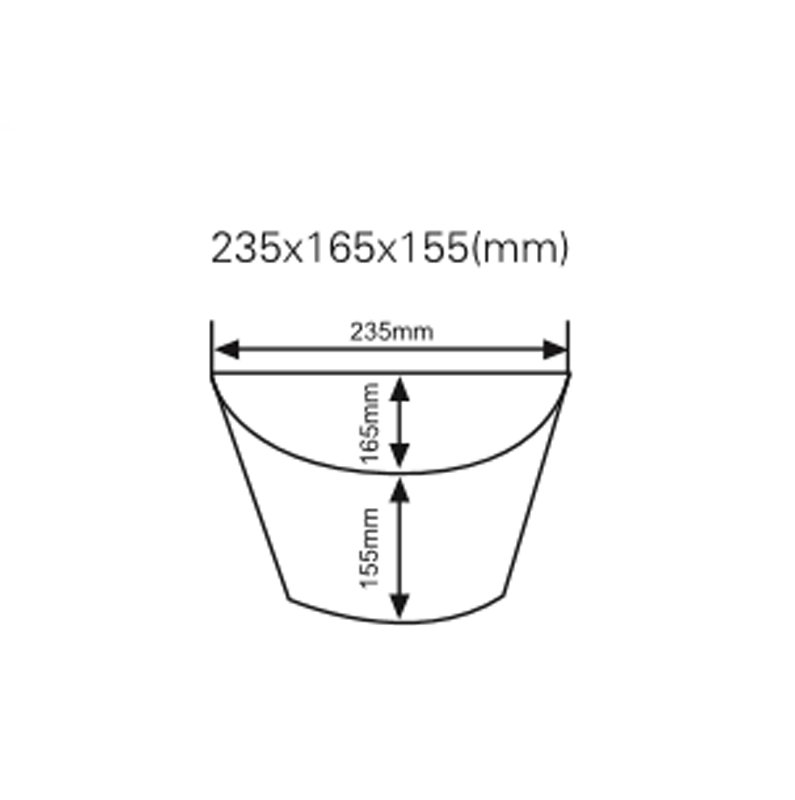 Bicycle Front Basket for Kids Bike Fitted on Handlebar (HBK-173)