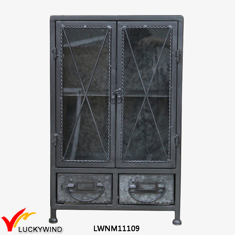 Top Quality Retro Antique Metal Floor Cabinet