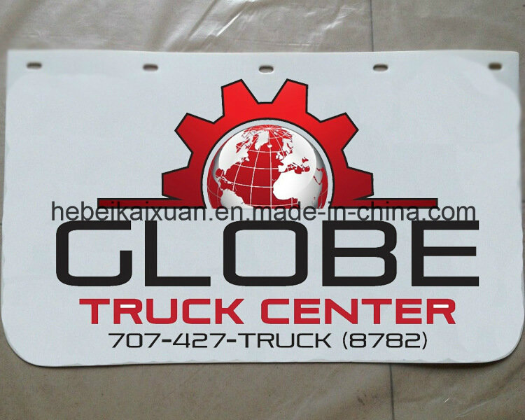 White Color Truck Mudguard/Plastic Trailer Mud Flap