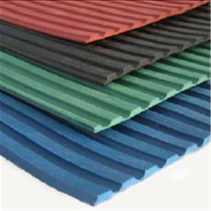 Ribbed Insulation Anti Slip Rubber Sheet