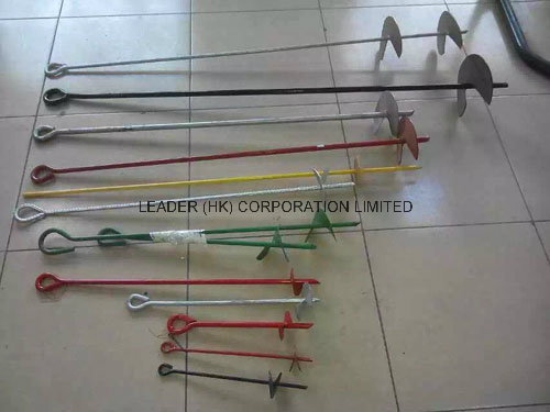 Ground Screw, Pole Anchor for Construction, Earth Auger/Ground Anchor