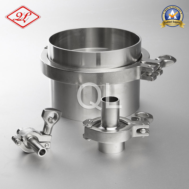 Sanitary Stainless Steel Pipe Fitting Tri Clover Clamp