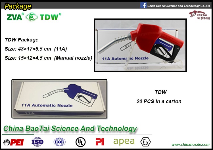 Tdw 11b Pressure Sensitive Automatic Nozzle with Opw Type