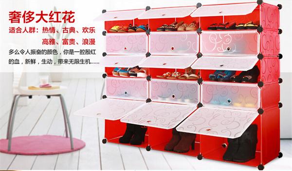 Custom Foldable Plastic Cabinet Wardrobe (Transparent)