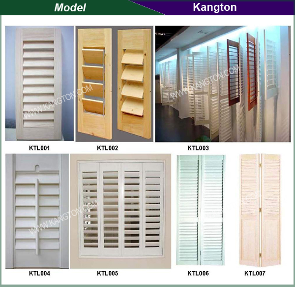 Wooden Louver Shutter Door (door louver)