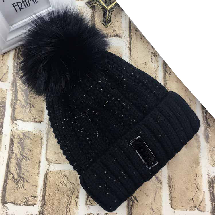 Womens Unisex Autumn Winter Warm Knitted Twisted Cable POM POM Caps Beanie Braided Hat (HW123)