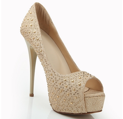 New Collection High Heel Women Diamond Shoes (HS17-058)