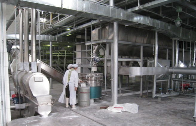 Horizontal Fluidizing Drying Machine for Food