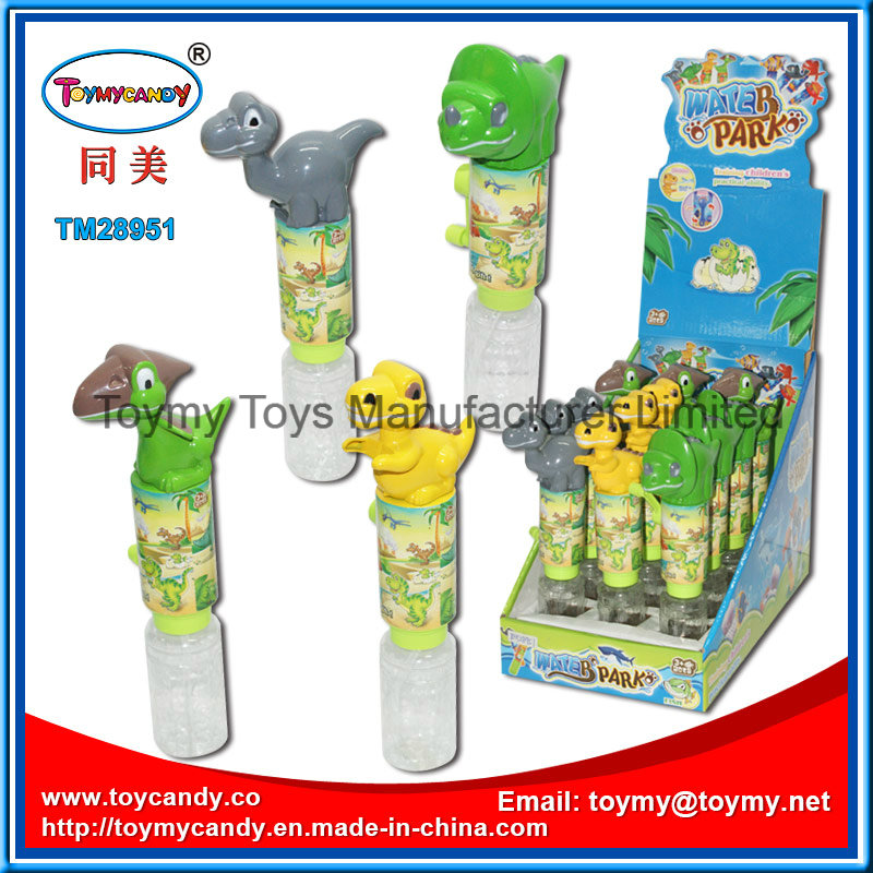 Summer Brand New Mini Hand Crank Dinosaur Water Gun Toy