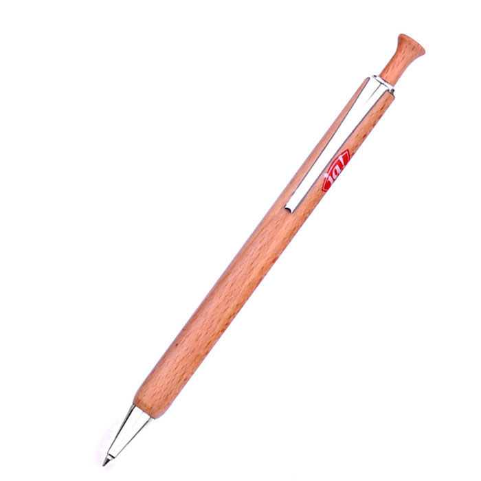 New Design Wooden Ballpoint Pen with Metal Clip