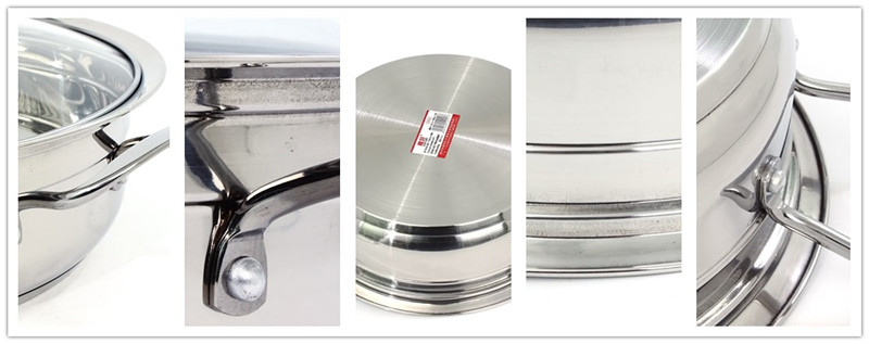 Stainless Steel Hot Pot for Chaffy Dish