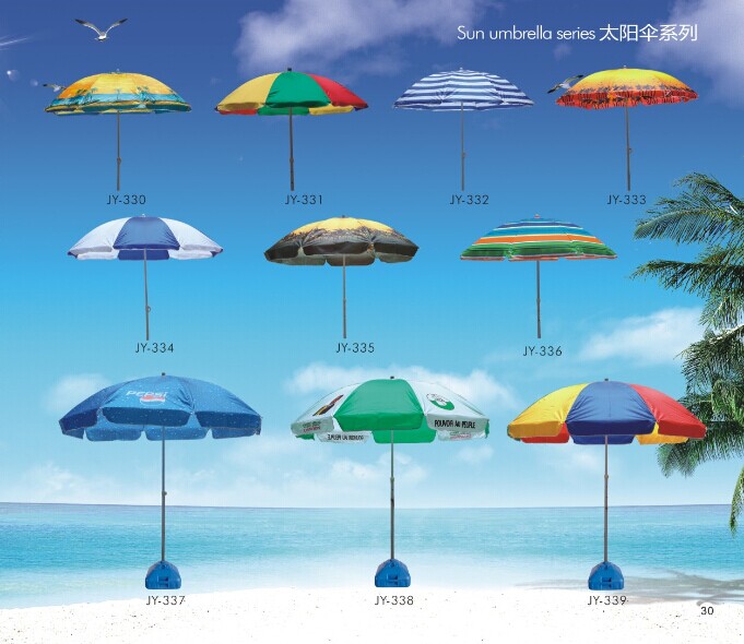 Manual Open Promotional Sun Umbrella (JS-042)