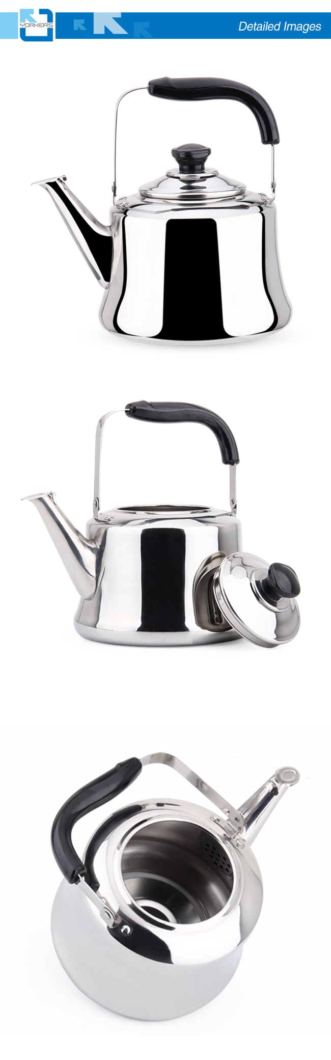 Classical Style Stainless Steel Water Kettle and Tea Kettle