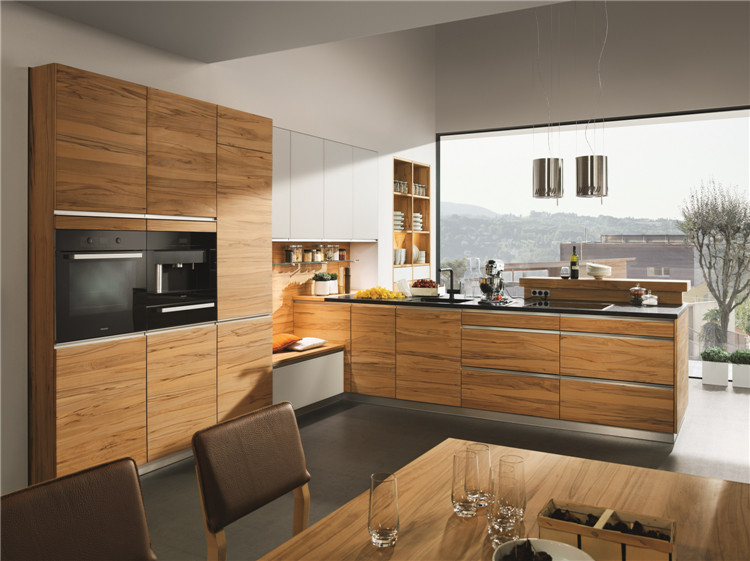 Particle Melamine Board Kitchen Cabinet Simple Designs (ZHUV)