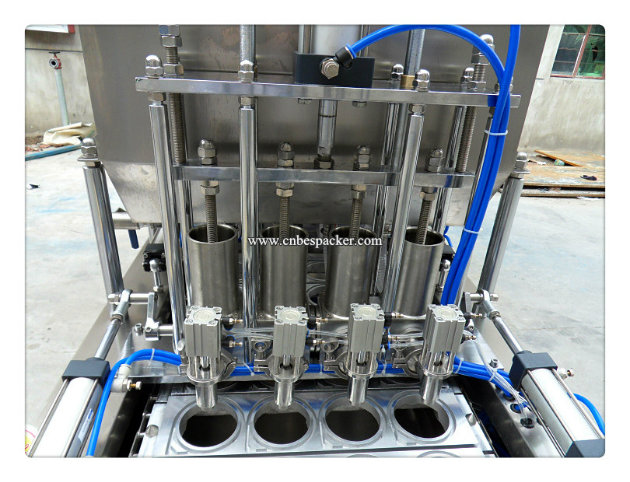 Automatic Linear Type Fruit Jelly Cup Sealing Machine