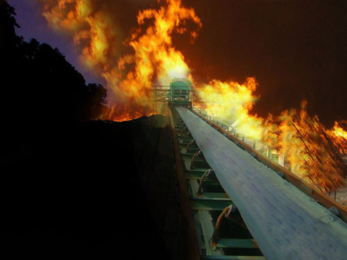 Fire-Resistant Conveyor Belt for Coal Mine