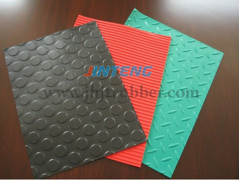 Coin Rubber Matting, Round DOT Rubber Matting, Stud Rubber Matting