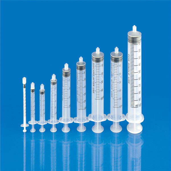 Medicial Disposable Injection Syringe with Individual Polybag Package with or Without Needle with CE ISO13485 SGS GMP BV