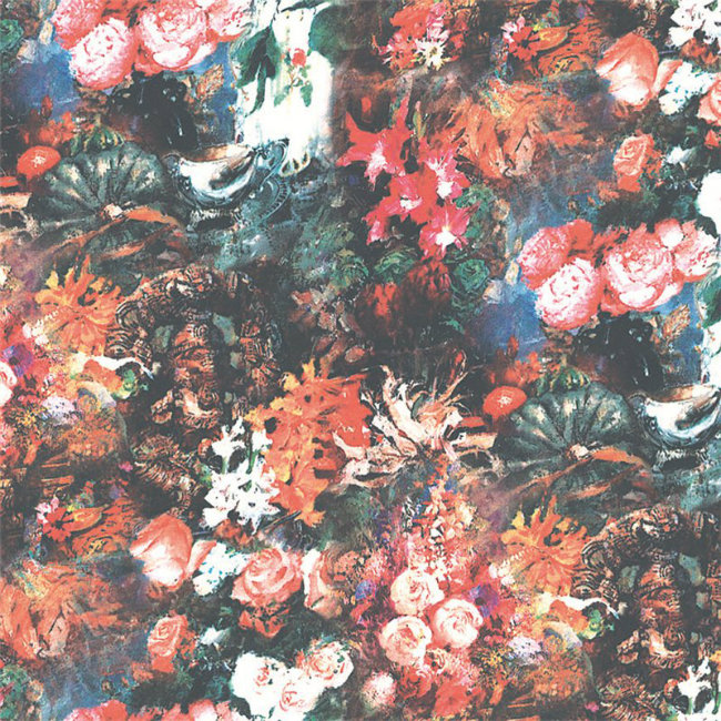 Make to Order Printed Silk Chiffon Fabric Printed Textile (SZ-0106)