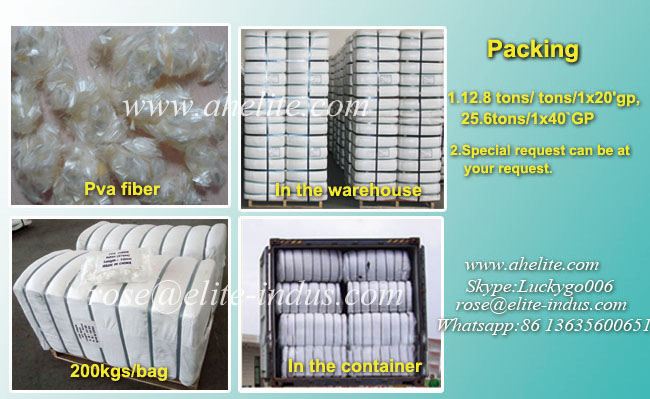 (High Strength and High Modulus) Hshm PVA Concrete Fiber