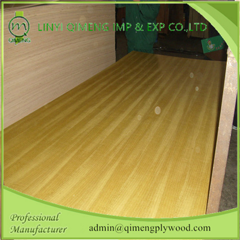 Decorative and Furniture Material AAA Grade Teak Plywood with Qimeng Brand