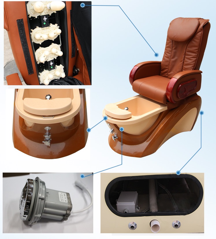 Nail Hot Tubs Manicure Chairs (A201-22-D)