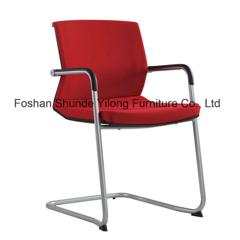Low Back Swivel Office Chair with Aluminium Base Heavy Load Meeting Chair
