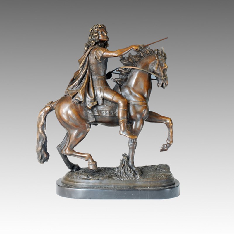 Soldiers Statue Cavalryman Bronze Sculpture, Franois Grardpn TPE-199 (J)