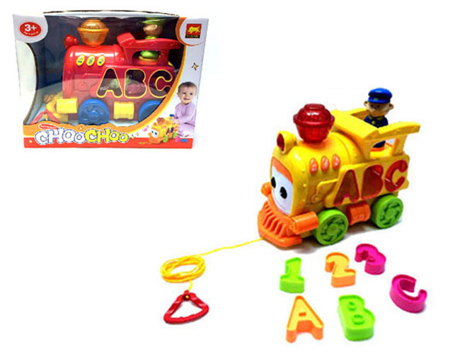 Electric Toy Train Battery Operated Toys Block Train (H1308051)