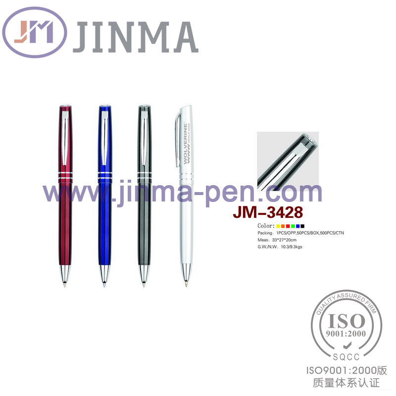 The Promotion Gifts Hotel Metal Ball Pen Jm-3428