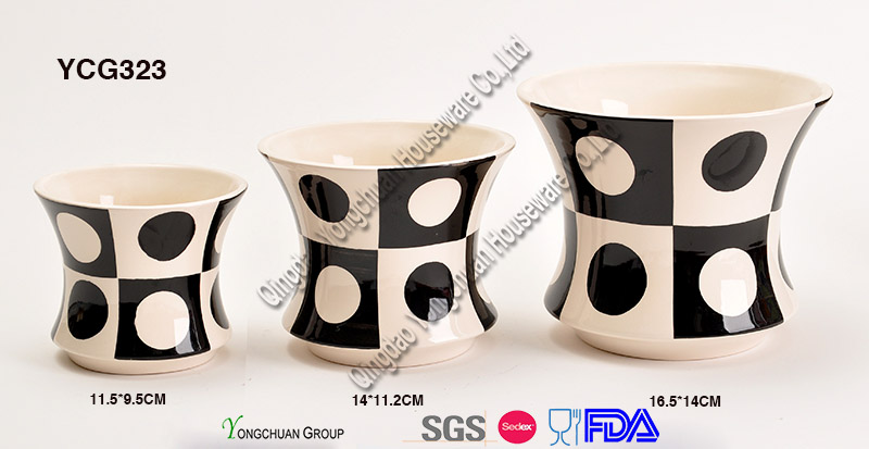 Ceramic Home Decorative Flower Pots for Wholesale