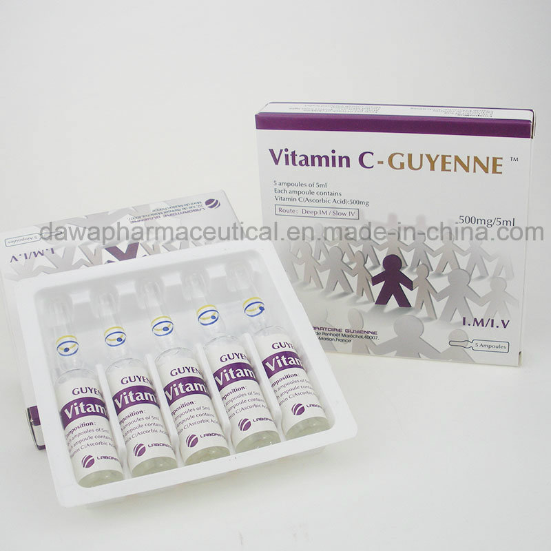 Vitamin C Injectable -Guyenne 0.5g/5ml