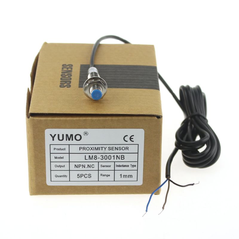 Yumo Lm8-3001nb Series M8 Mini Cylinder Inductance Proximity Switch Sensor