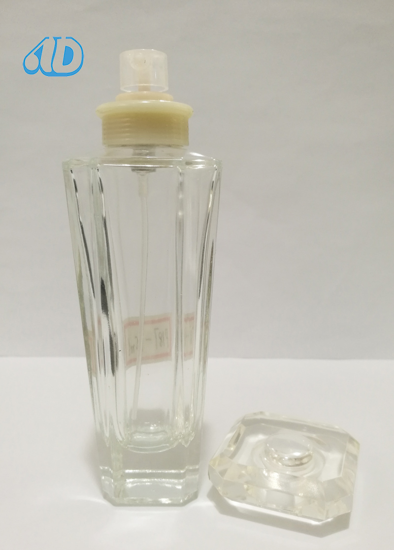 Ad-P187 Spray Transparent Perfume Glass Bottle 100ml 25ml