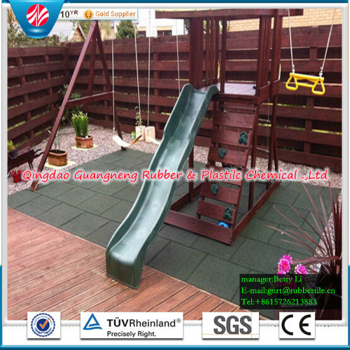 Waterproof Indoor Rubber Flooring Tiles Square Rubber Floor Tile Playground Rubber Flooring