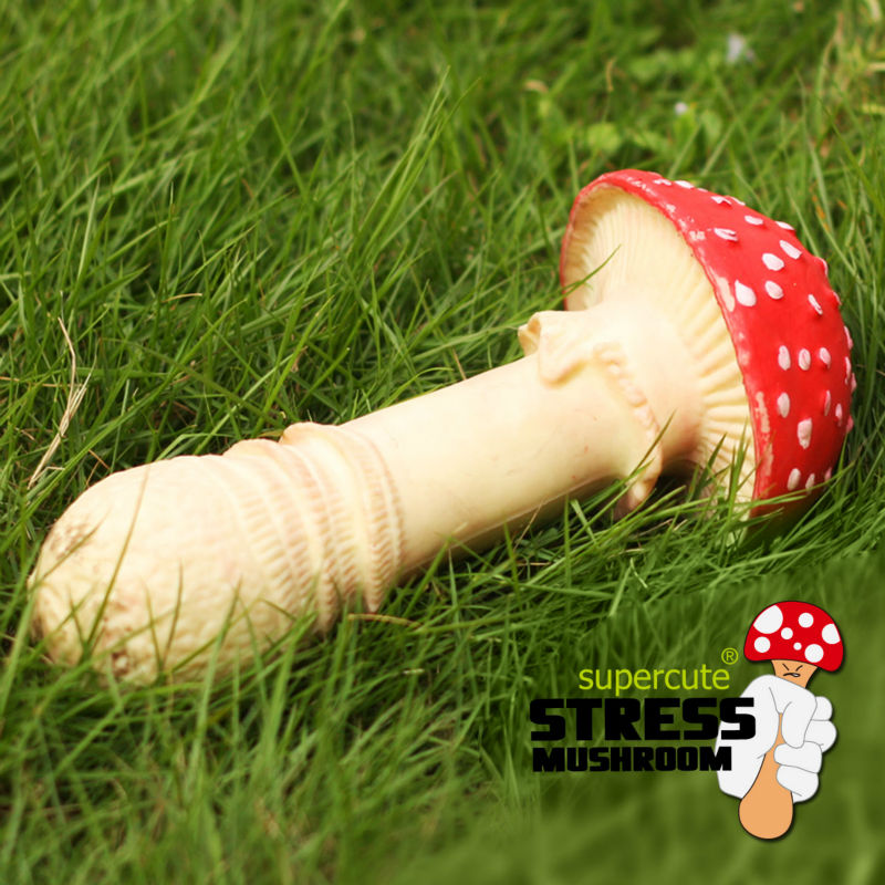 2016 Hot Sale EVA+TPR Mushroom Shape Toy Reduce Pressure Vent Toy