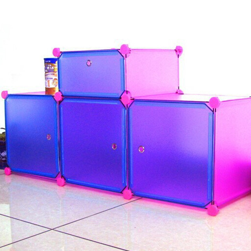 3 Colors Available DIY Plastic Storage Cabinets (ZH0012)