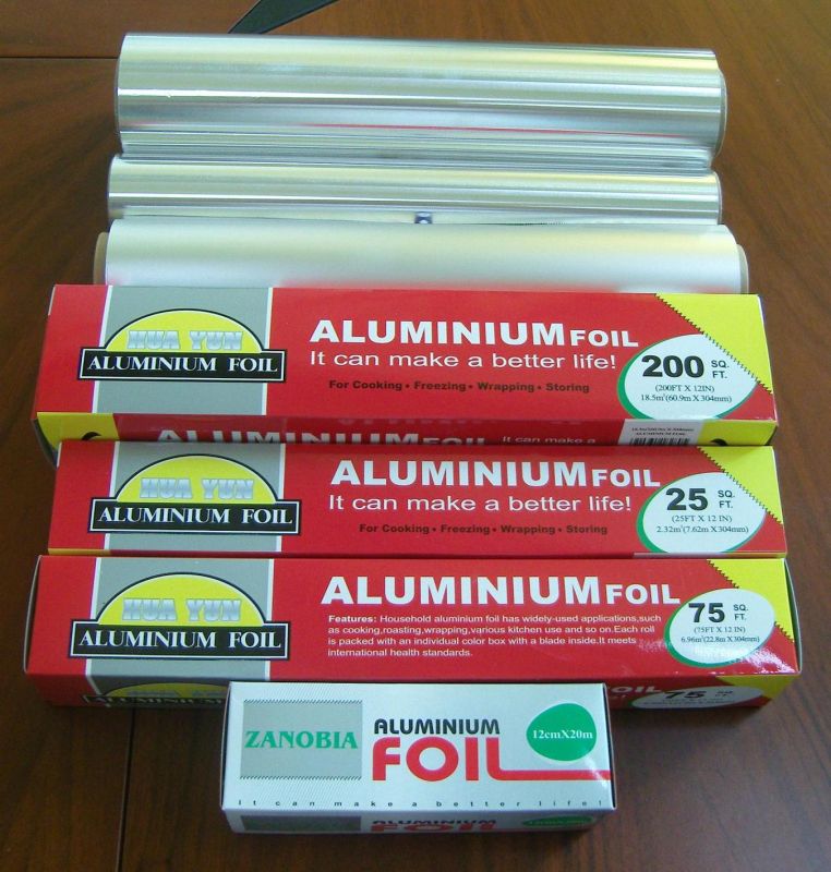 Household Aluminium Foil 25sqft, 37.5sqft, 75sqft, 200sqft