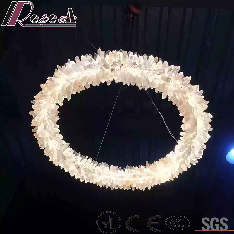 2016 New Design Round Crystal Decorative pendant Lamp with Lobby