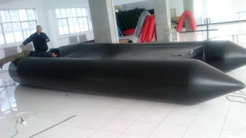 High Quality PVC Inflatable Rescue Boat, Fishing Boat with CE