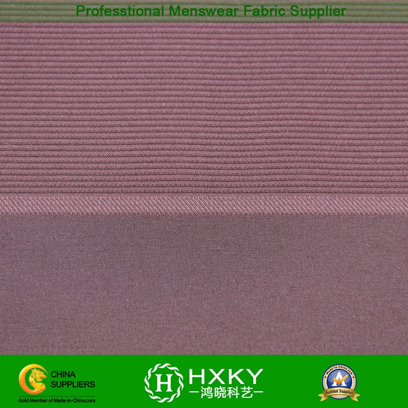 Compound Polyester Double Layered Fabric with Jacquard for Garment