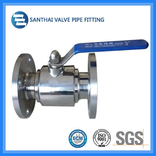 Stainless Steel Threaded Type Three Way Ball Valve