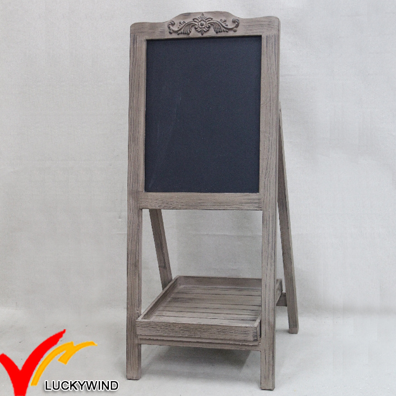 Shabby Chic Vintage Wooden Easel Antique Blackboard