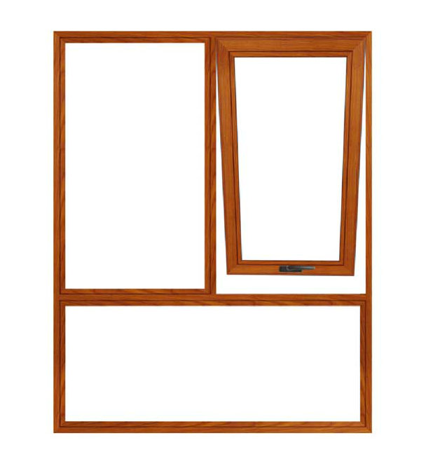 Waterproof & Soundproof Aluminum Casement Window for Villa & House, with Decorative