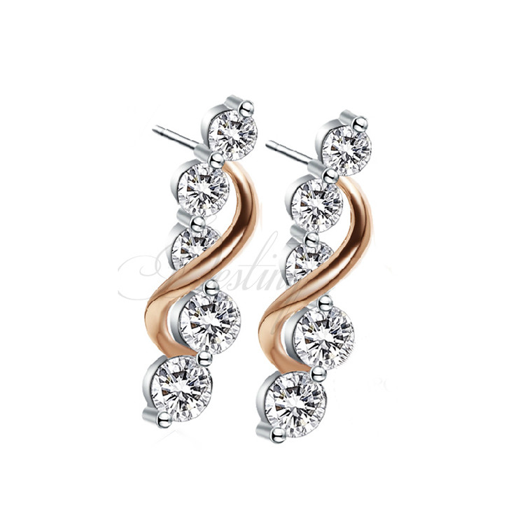 Destiny Jewellery Crystal From Swarovski Dove Earrings