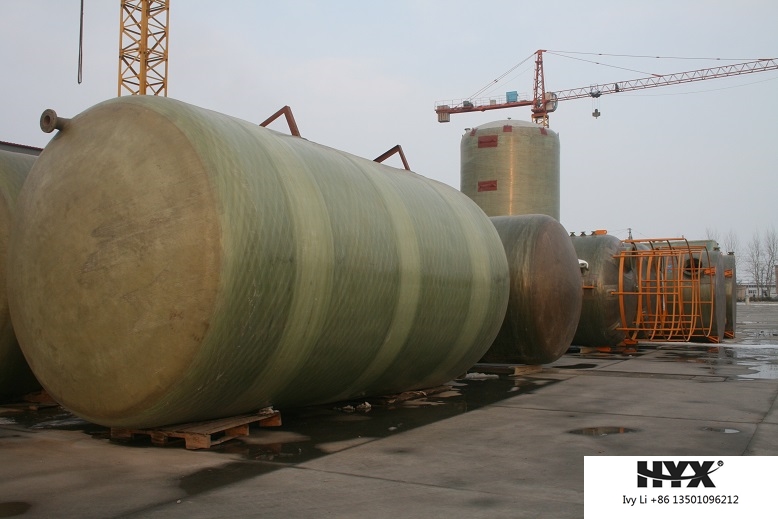 Horizontal FRP Tank for Chemical or Water