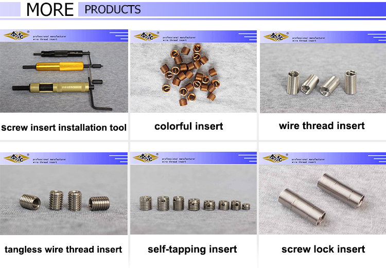 screw thread coils for plastic