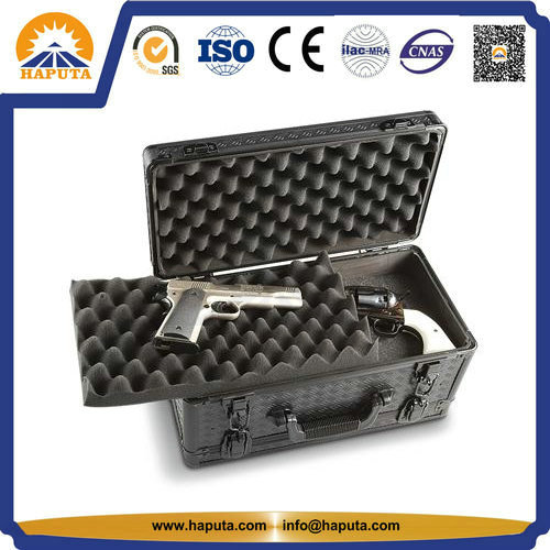 Hard Aluminum Gun Carrying Equipment Case with Foam Inner