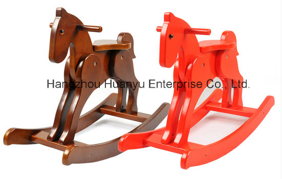 Factory Rupply Wooden Rocking Horse-Red Knight Rocker