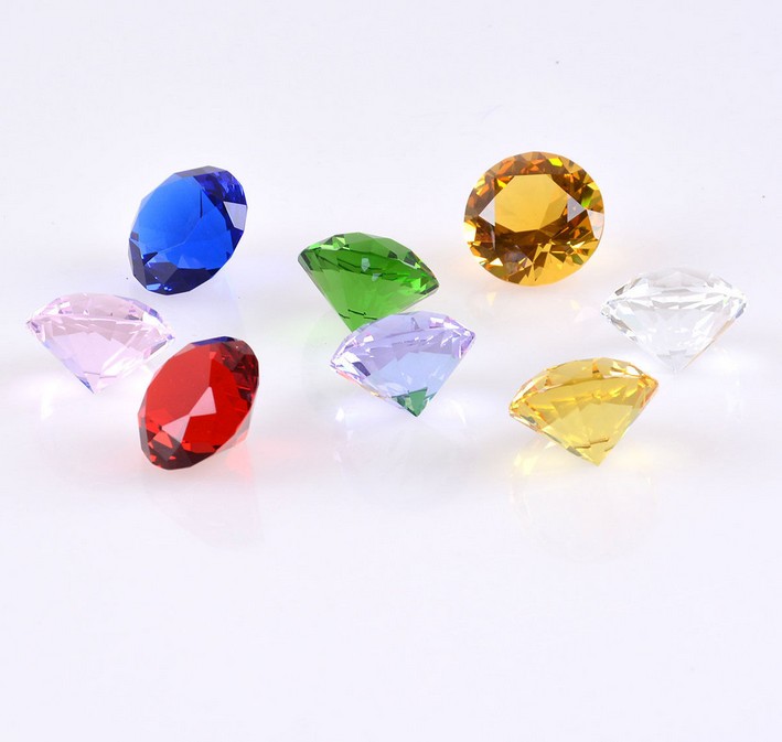 Crystal Glass Diamond Craft for Wedding Gift Souvenir